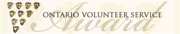 Read more about the article Ontario Volunteer Service Award